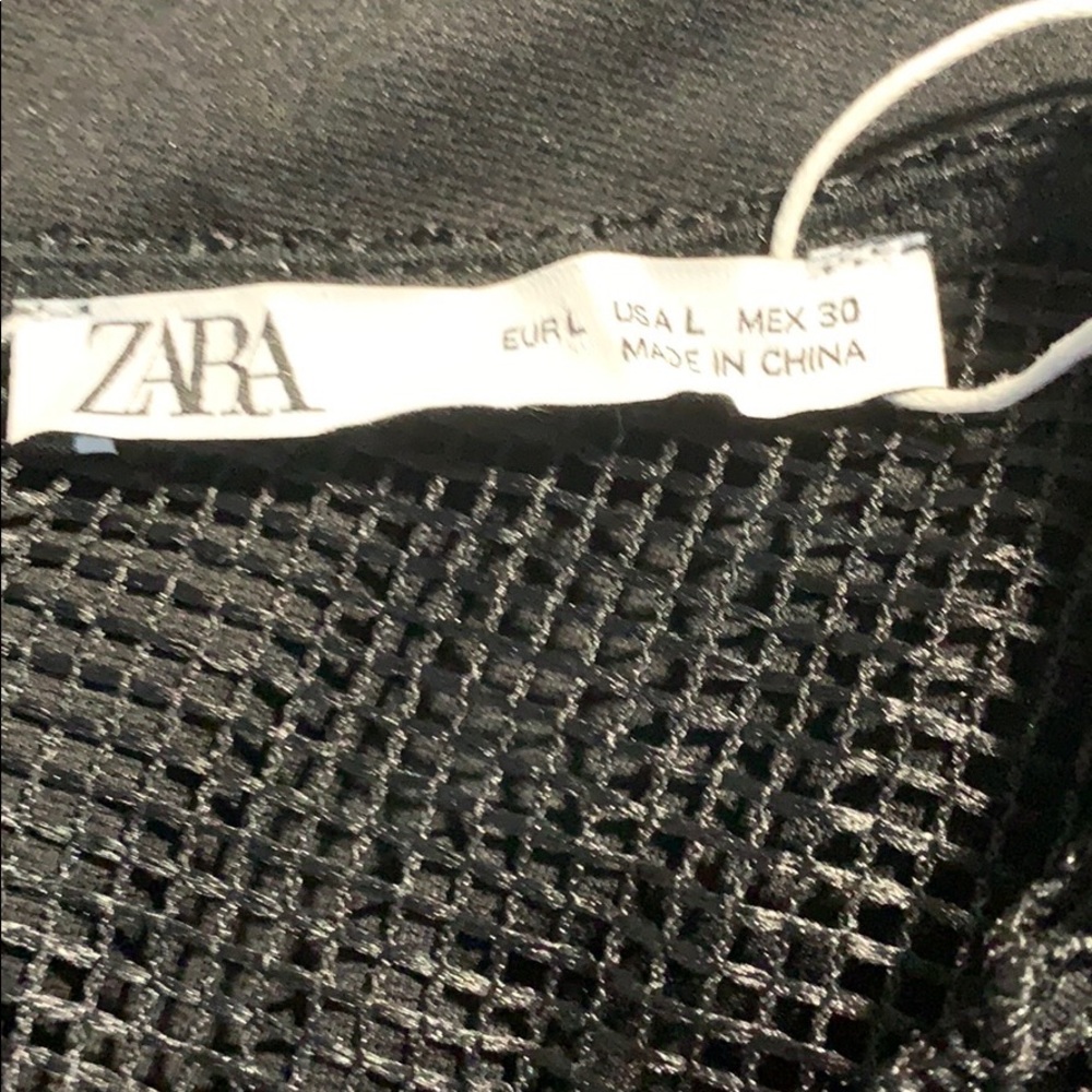 NWT. Zara Black Pencil Dress. Size S, L. - Picture 6 of 8